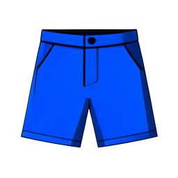 شورتات زرقاء — رسم بكسل 256×256