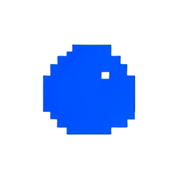 Blue Slime (Low-Res) - 256x256 pixel art sprite