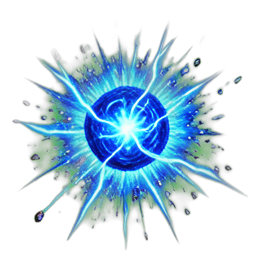 Blue Slime (VFX) - 256x256 pixel art sprite