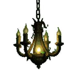 Knochenleuchte — 256×256 Pixel-Art-Sprite