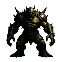骨巨像 — 256×256 像素游戏素材