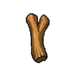 Bone Fish Hook — 256×256 pixel art sprite