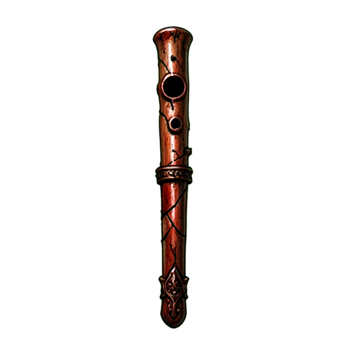 Knochenflöte Elfenbein — 512×512 Pixel-Art-Sprite