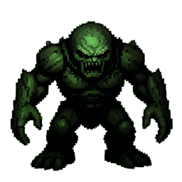 Bone Golem — 256×256 pixel art sprite