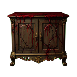 Knocheneingriff Sideboard — 256×256 Pixel-Art-Sprite