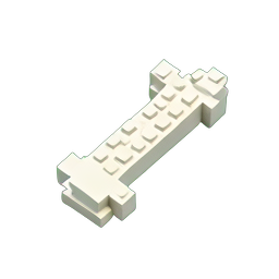 Bone (Voxel) - 256x256 pixel art sprite