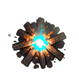 Bonfire (Atmospheric) - 256x256 pixel art sprite