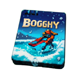 ブギーボードのフォーム — 256×256 ピクセルアートスプライト