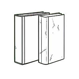 Paire de billes pour livres — sprite pixel art 256×256