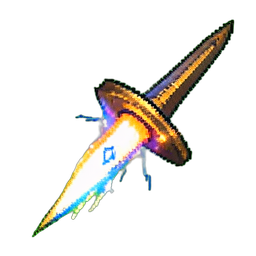 Boomerang Return Path — 256×256 pixel art sprite
