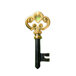 Boss Key (HD-2D) - 256x256 pixel art sprite