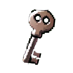 Boss Key - 256x256 pixel art sprite