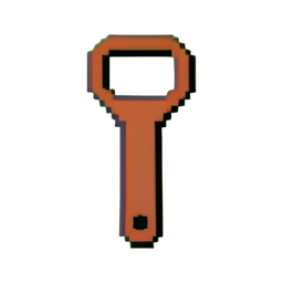 ボトルオープナー — 256×256 ピクセルアートスプライト