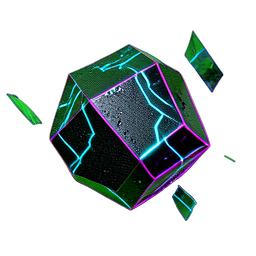 Fels (Cyberpunk) — 256×256 Pixel-Art-Sprite