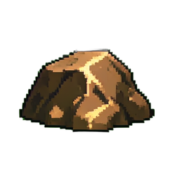 Boulder - 256x256 pixel art sprite