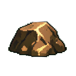 Boulder — 256×256 pixel art sprite