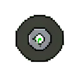 Disco de freio (Cinemático) — sprite pixel art 256×256