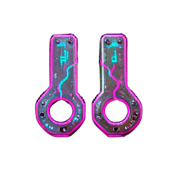 Brass Knuckles (Cyberpunk) - 256x256 pixel art sprite