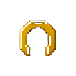 Brass Knuckles (Low-Res) - 256x256 pixel art sprite