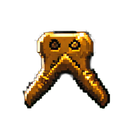 Brass Knuckles - 256x256 pixel art sprite