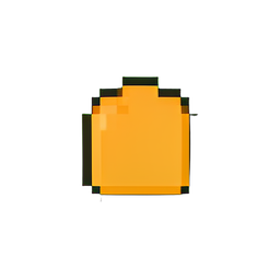 Icône de pain — sprite pixel art 256×256