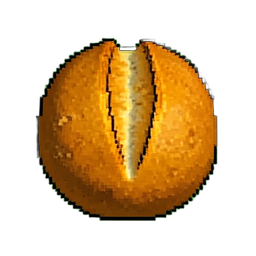 Bread Loaf (16-Bit) - 256x256 pixel art sprite