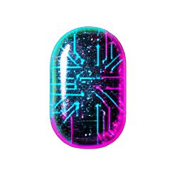 Bread Loaf (Cyberpunk) - 256x256 pixel art sprite