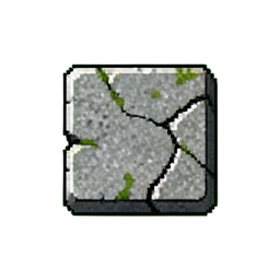 Brick Gray (16-Bit) - 256x256 pixel art sprite