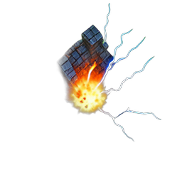 Brick House (VFX) - 256x256 pixel art sprite