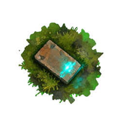 Brick Mossy (Atmospheric) - 256x256 pixel art sprite