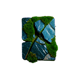 Brick Mossy (Cinematic) - 256x256 pixel art sprite