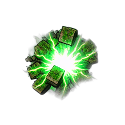 Brick Mossy (VFX) - 256x256 pixel art sprite