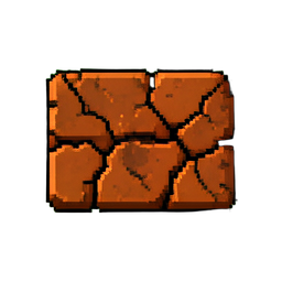 Tijolo Velho (16-Bit) — sprite pixel art 256×256