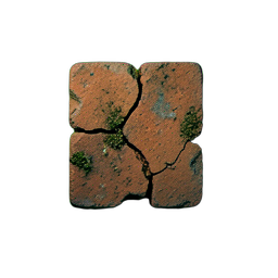 Brick Old (Cinematic) - 256x256 pixel art sprite