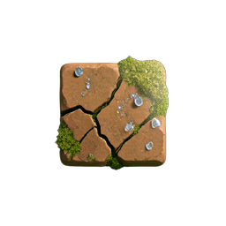 Ladrillo Viejo (HD-2D) — sprite pixel art 256×256