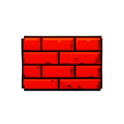 Ladrillo Rojo — sprite pixel art 256×256