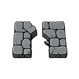 Bridge Broken (16-Bit) - 256x256 pixel art sprite