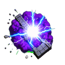 Bridge Broken (VFX) - 256x256 pixel art sprite