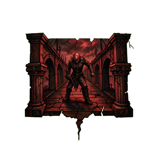 Bridge Decaying Wooden — 512×512 pixel art sprite