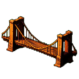 Bridge Rope - 256x256 pixel art sprite