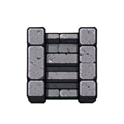 Piedra del puente (16-Bit) — sprite pixel art 256×256