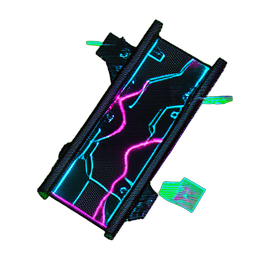 Bridge Stone (Cyberpunk) - 256x256 pixel art sprite