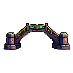 Piedra del puente — sprite pixel art 256×256