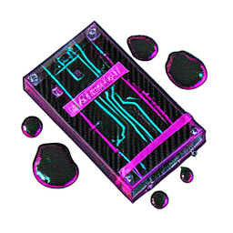 Madeira da ponte (Cyberpunk) — sprite pixel art 256×256