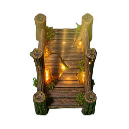 Madeira da ponte (HD-2D) — sprite pixel art 256×256