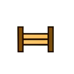Bridge Wood (Low-Res) - 256x256 pixel art sprite