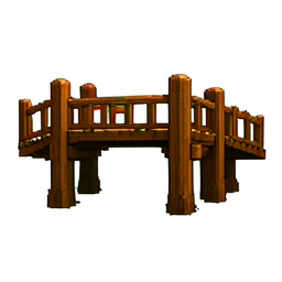 Madeira da ponte — sprite pixel art 256×256