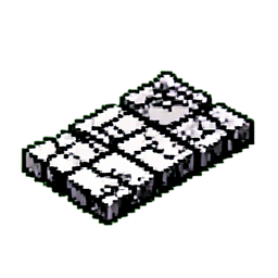Chão da Armadilha Quebrado — sprite pixel art 256×256