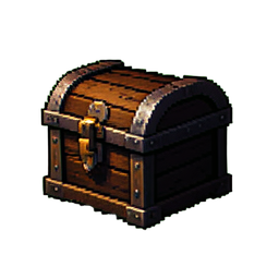 Coffre Roto — sprite pixel art 256×256