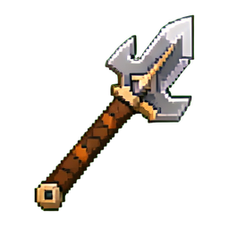 Machado de Bronze — sprite pixel art 256×256